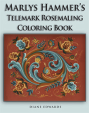Marlys Hammer's Telemark Rosemaling Coloring Book